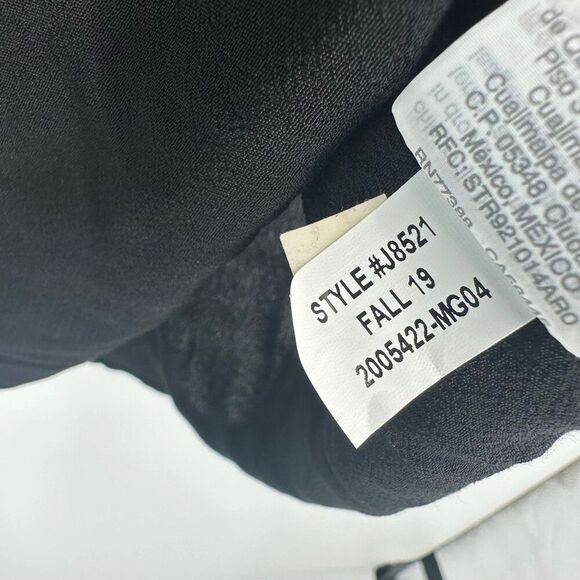 Madewell rhyme blouse top womens small black keyhole classic minimalist work #p - Picture 8 of 11